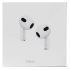 Movenchy Airpods Tesna Buds 4 Bluetooth Earbuds with Active Noise Cancelling - White